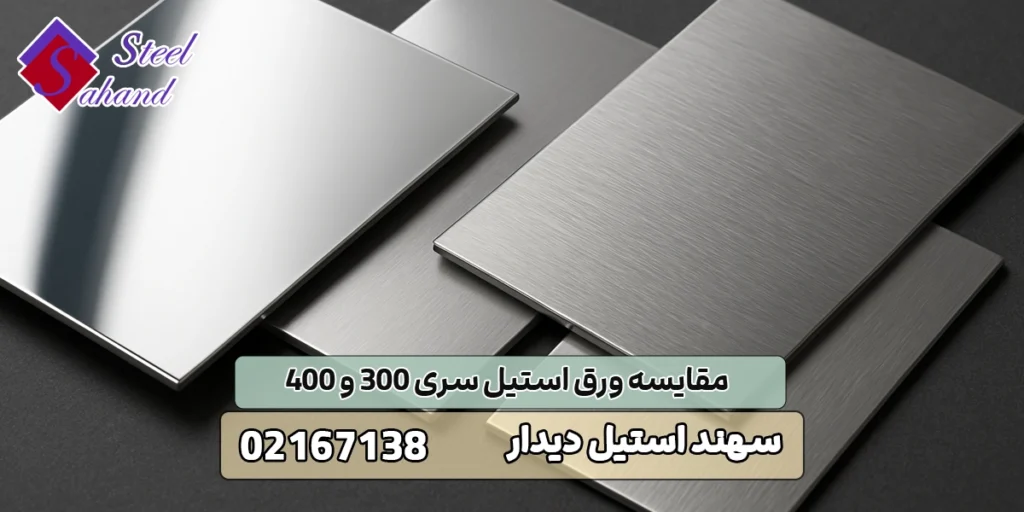 مقایسه ورق استیل سری 300 و 400 1 مقایسه ورق استیل سری 300 و 400