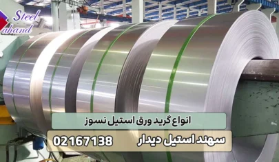 انواع گرید ورق استیل نسوز
