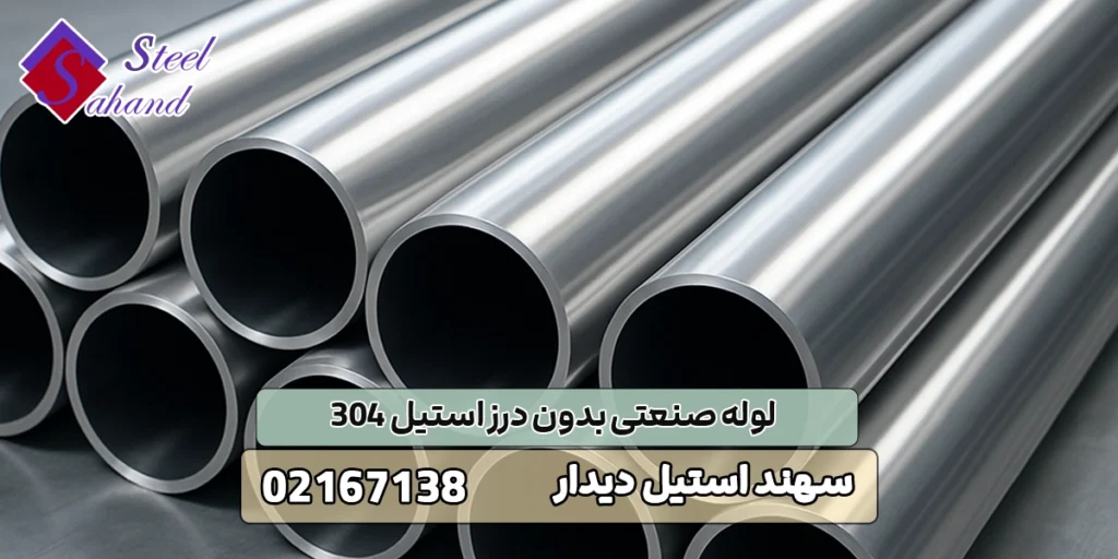 لوله صنعتی بدون درز استیل 304 1 لوله صنعتی بدون درز استیل 304