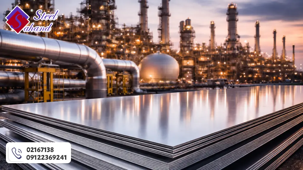 ورق استیل نفت و گاز